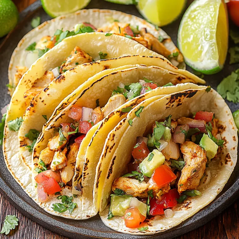 Baked Chicken Tacos