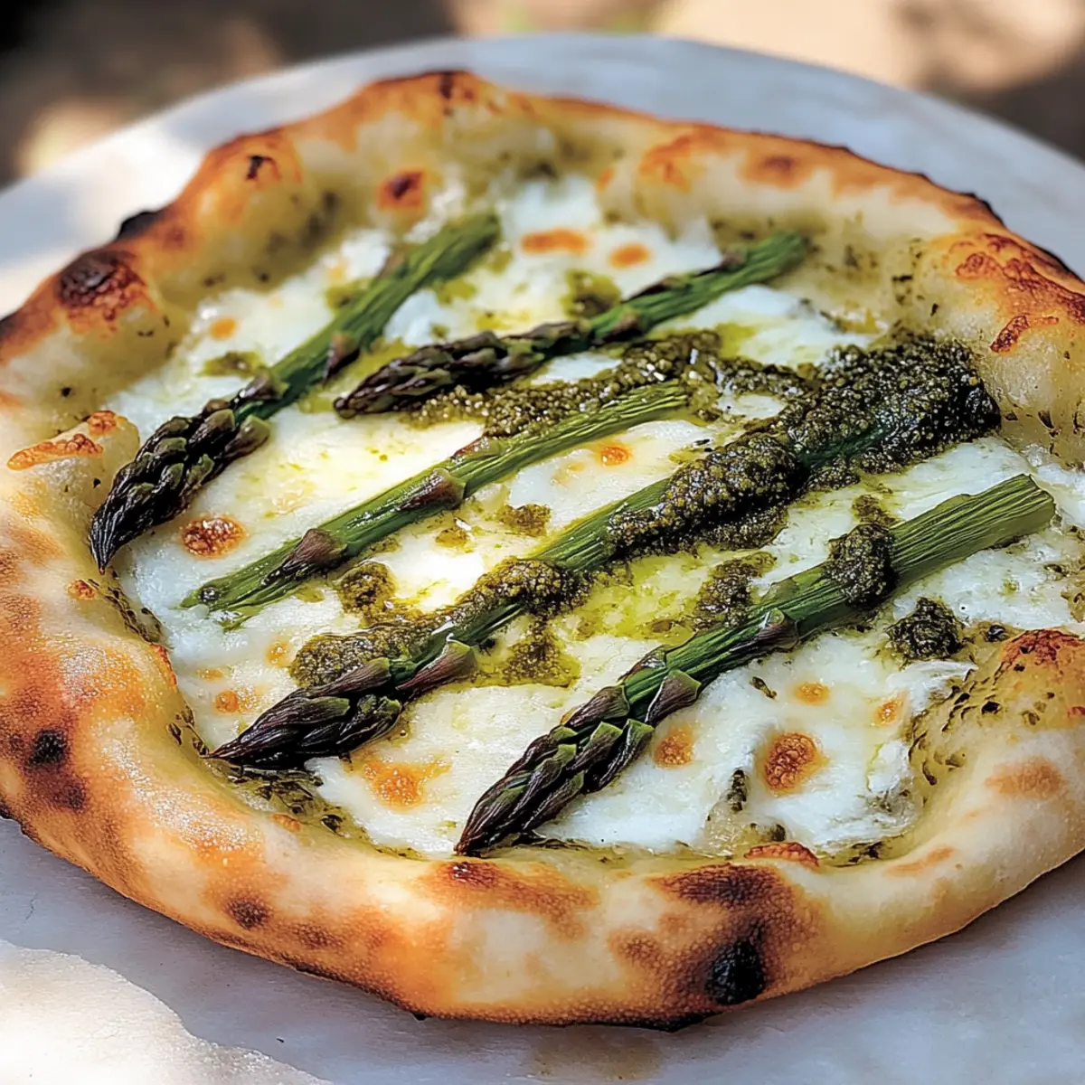 Asparagus Pizza