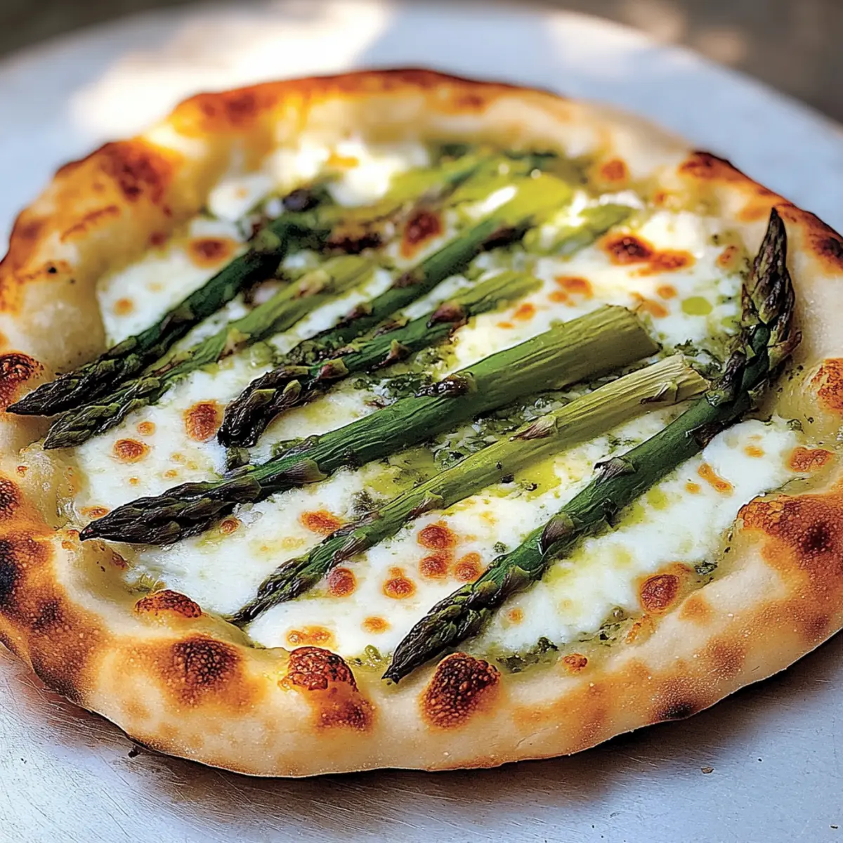 Asparagus Pizza
