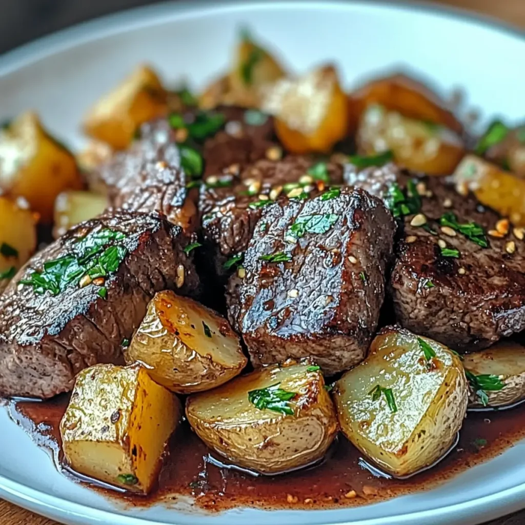 Garlic Butter Steak & Potato Skillet