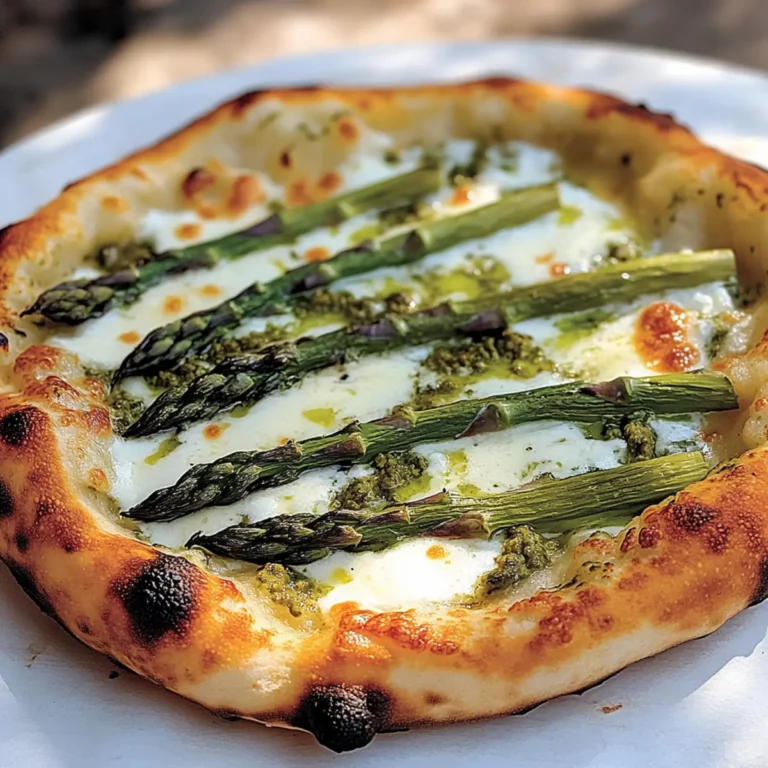 Asparagus Pizza