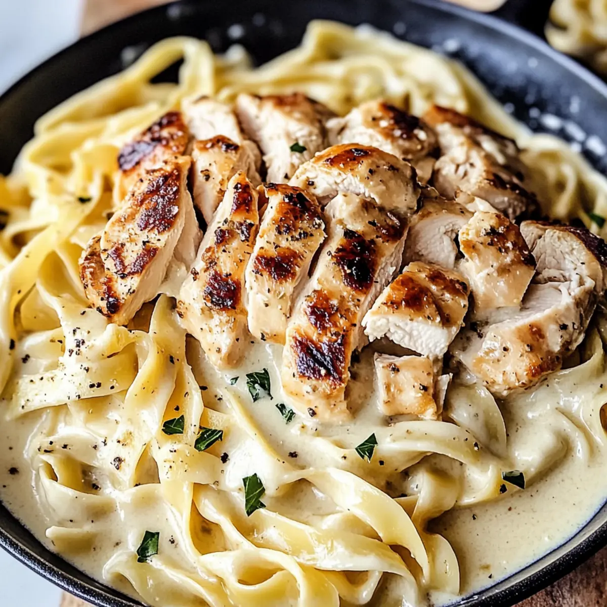 Chicken Fettuccine Alfredo
