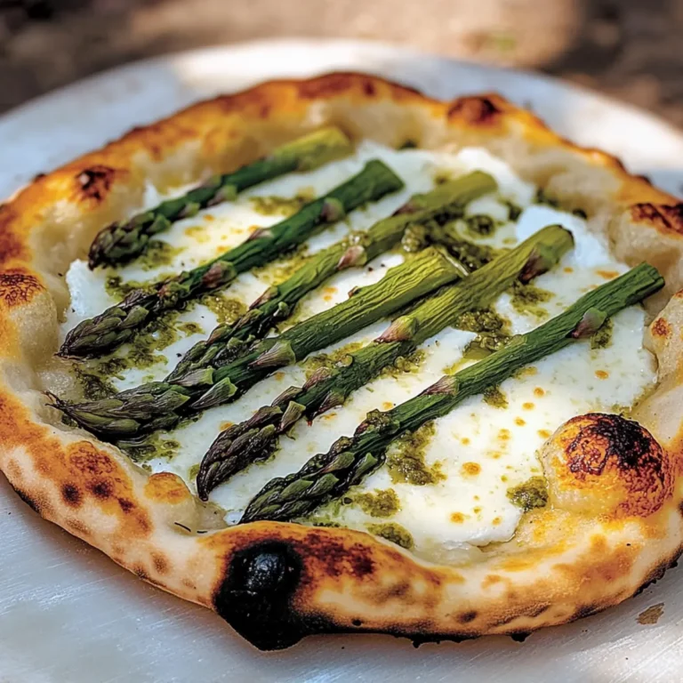 Asparagus Pizza