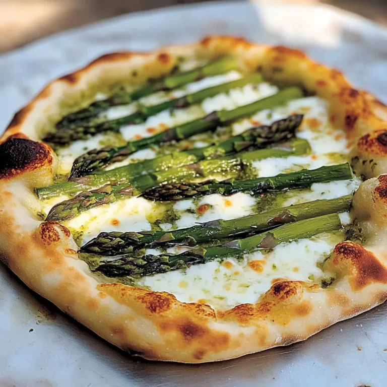 Asparagus Pizza