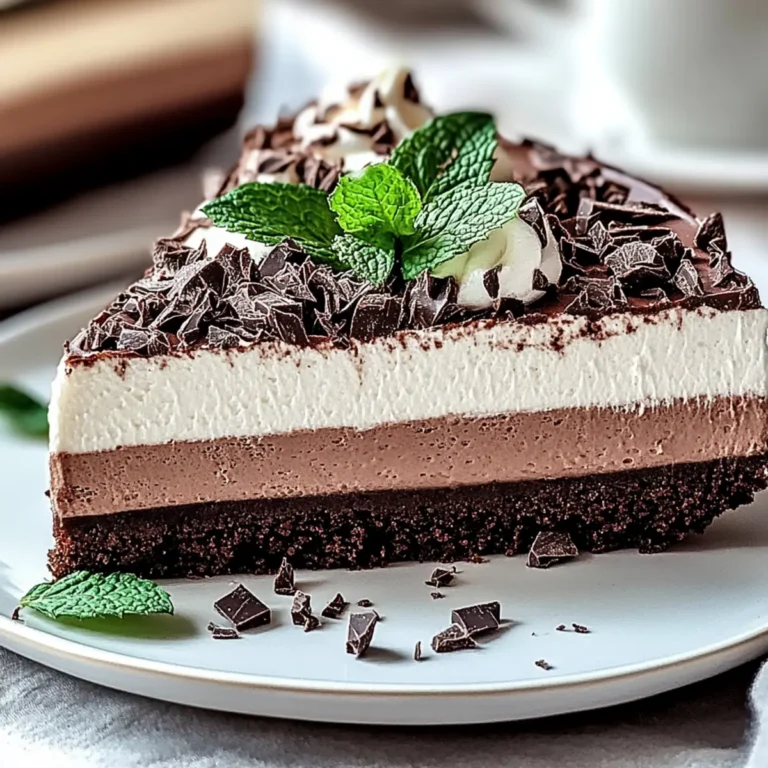 Mint Chocolate Mousse Cake