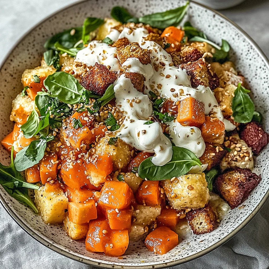 Anti-Inflammatory Glow Bowl with Tahini Yogurt: Vibrant D…