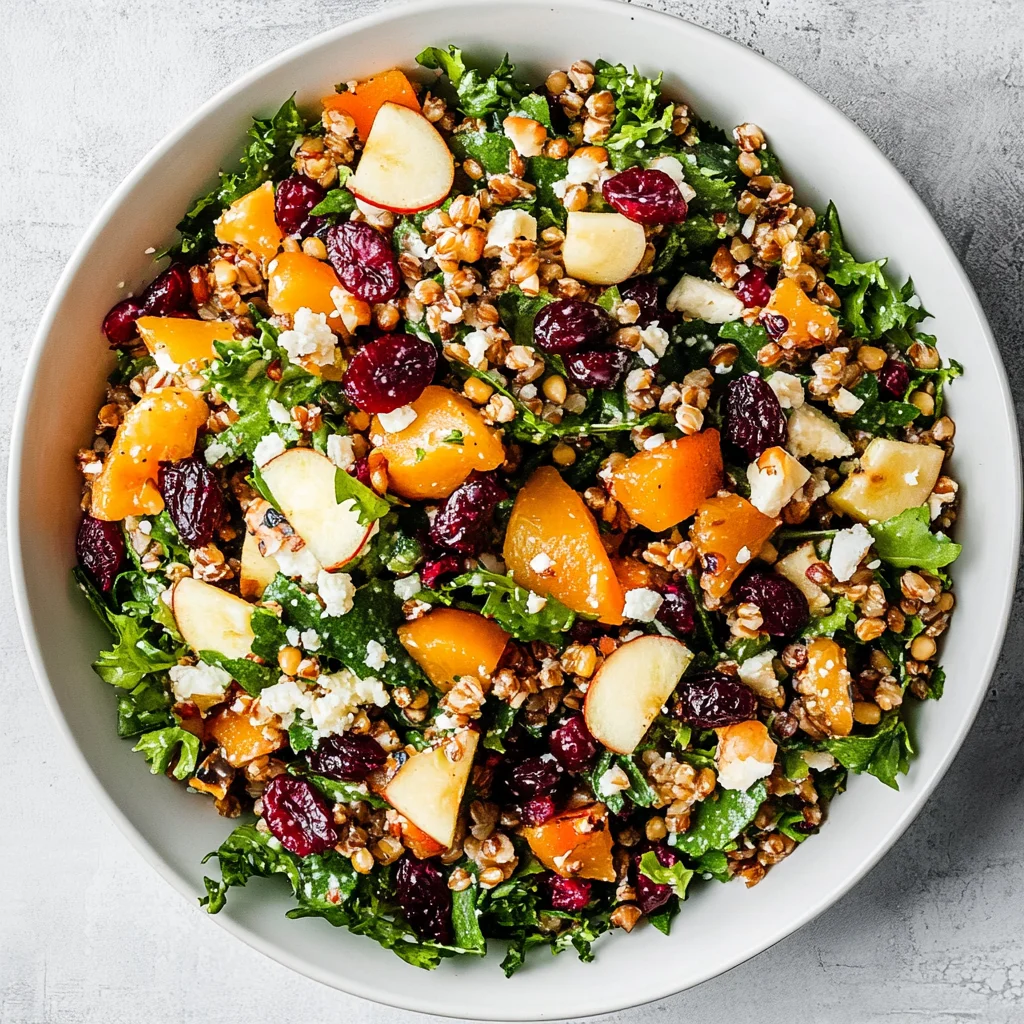Autumn Harvest Grain Salad with Cranberries: Cozy & Delic…