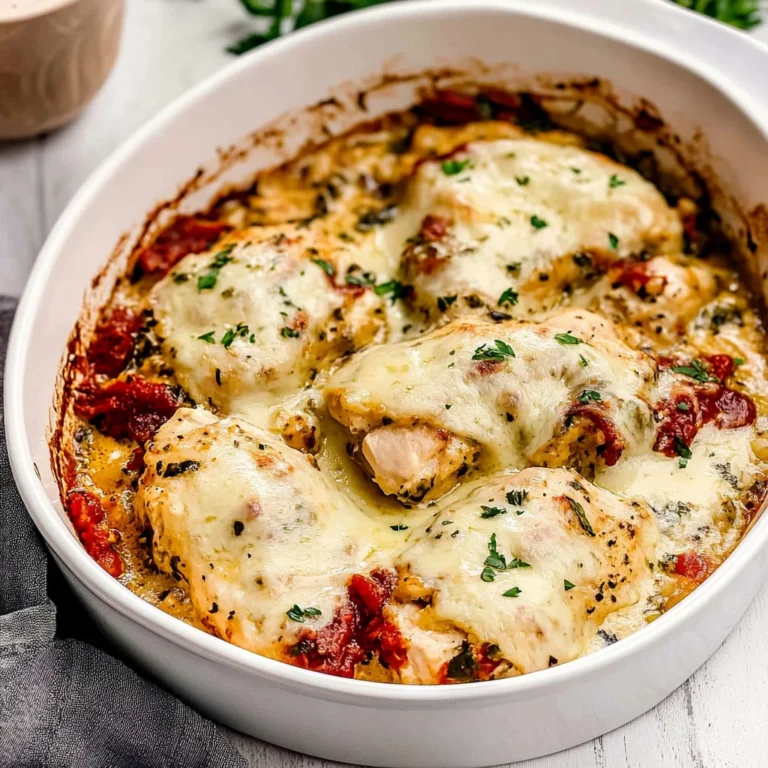 Baked Tuscan Chicken Casserole: Cozy and Creamy Delight