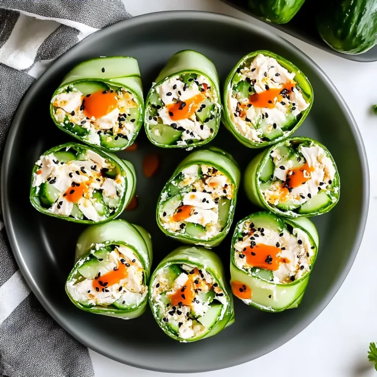 Best Chicken Salad Cucumber Roll Ups: Refreshing Delight