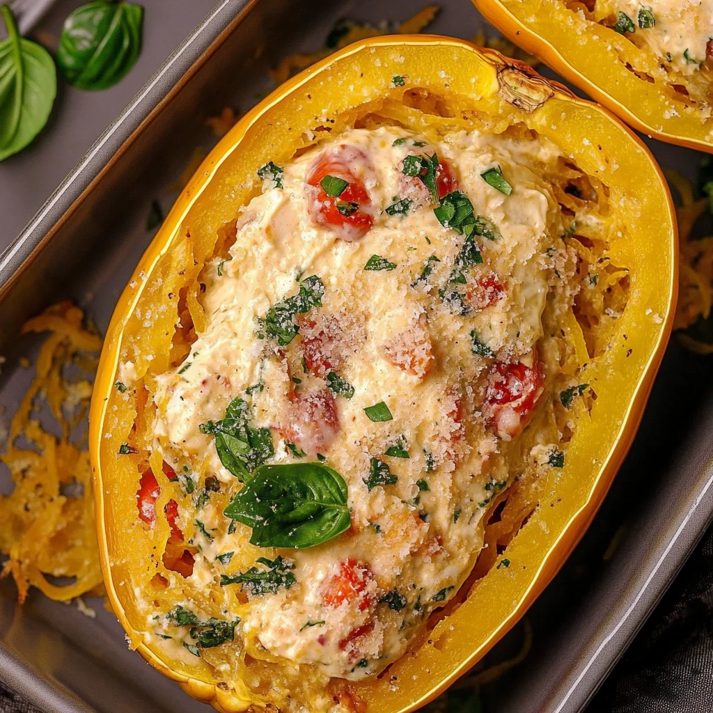 Boursin Spaghetti Squash: Creamy and Comforting Delight