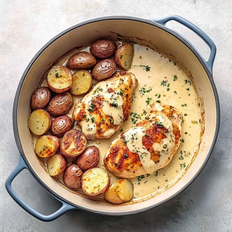Chicken and Potatoes with Dijon Cream Sauce: Irresistibly…