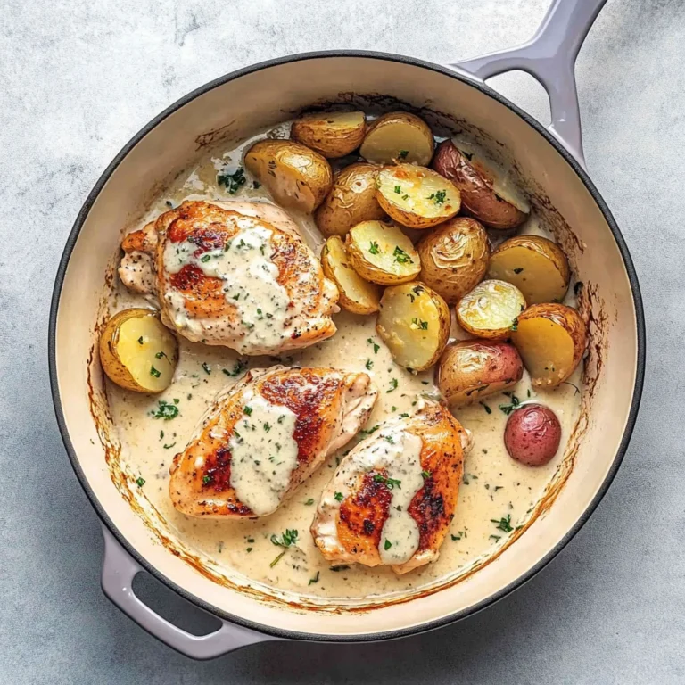 Chicken and Potatoes with Dijon Cream Sauce: Comforting D…
