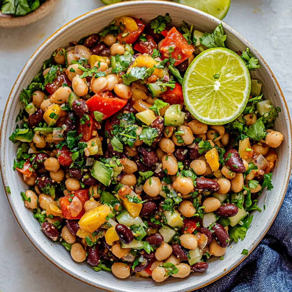 Chili Lime Bean Salad: Refreshingly Zesty Delight