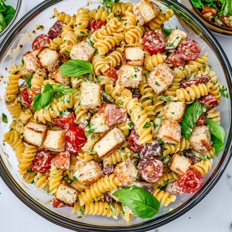 Club Sandwich Pasta Salad: A Fun Twist on Comfort Food