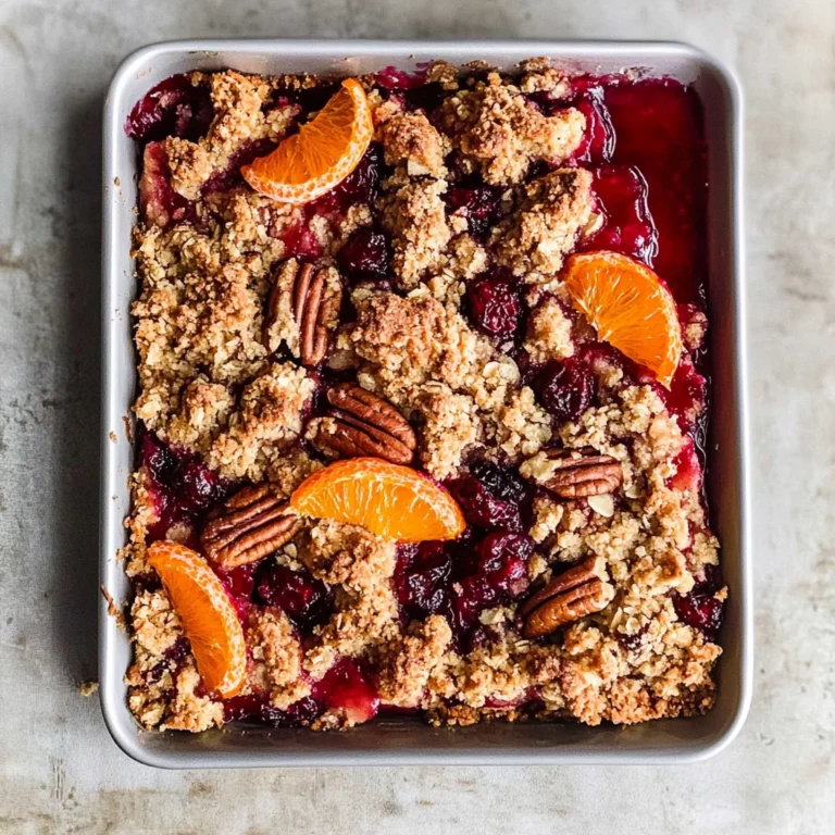 Cranberry Orange Pecan Crisp: A Cozy Delight at Home