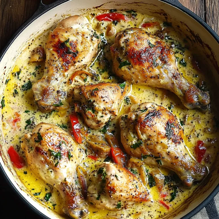 Creamy Black Pepper Chicken Drumsticks: Pure Comfort Food