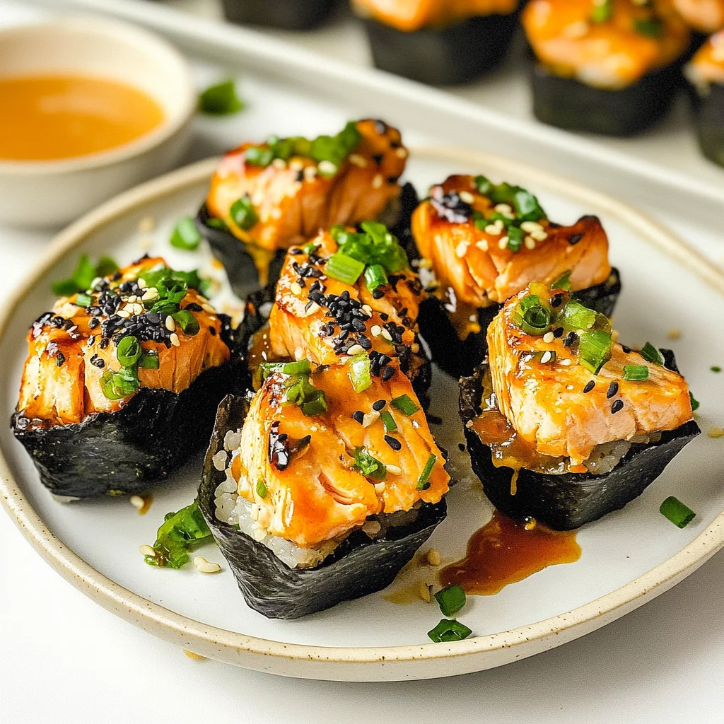 Easy Baked Salmon Sushi Cups: Your New Favorite Treat