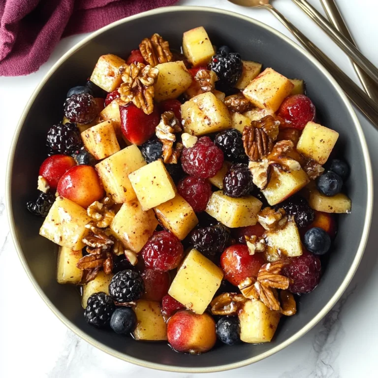 Fall Fruit Salad: Refreshing and Colorful Autumn Delight