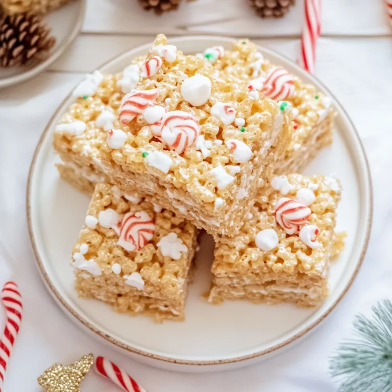 Gingerbread Rice Krispie Treats: A Festive Delight