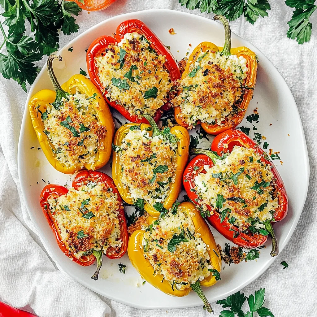 Herby Ricotta Stuffed Peppers: A Creamy Delight at Home