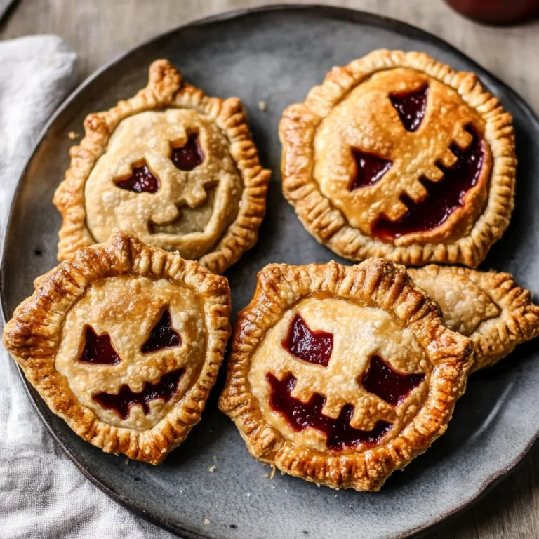 Jack-O-Lantern Hand Pies: Delightfully Spooky Treats
