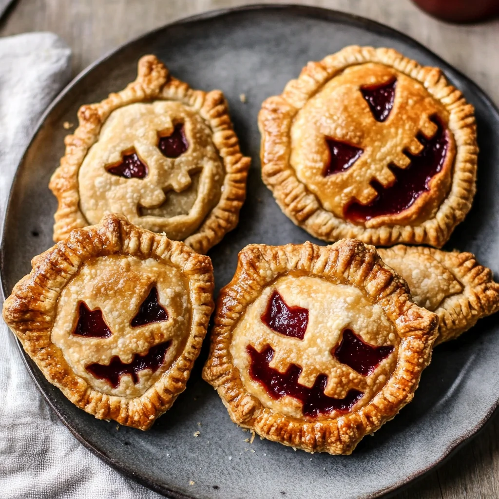 Jack-O-Lantern Hand Pies: Delightfully Spooky Treats