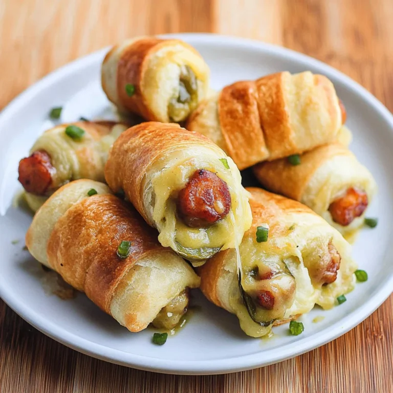 Jalapeno Popper Pigs in a Blanket: Spicy & Cheesy Delight