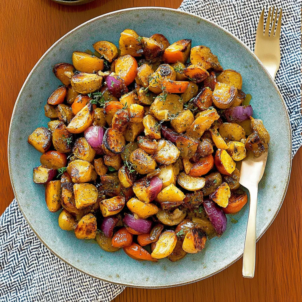 Maple Dijon Roasted Vegetables: Sweet and Tangy Delight