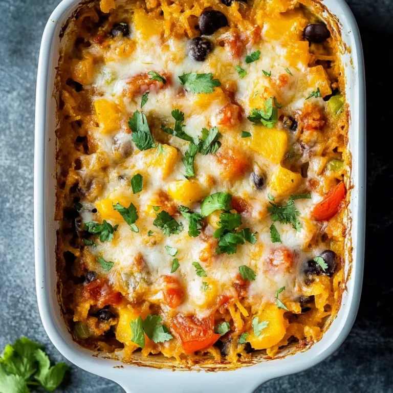 Mexican Spaghetti Squash Casserole: A Flavorful Twist