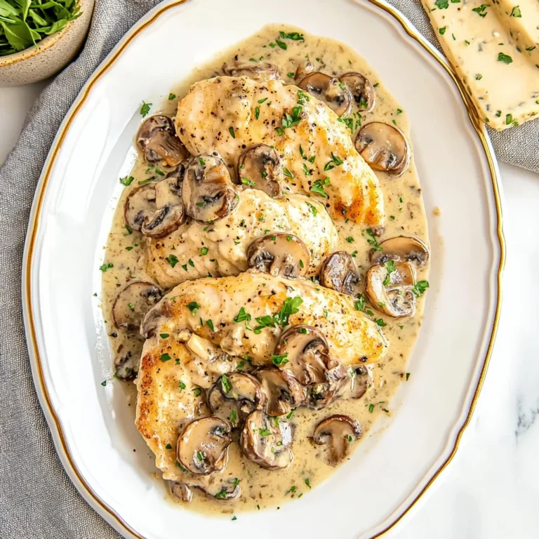 Mushroom Asiago Chicken: A Cozy Dinner Delight