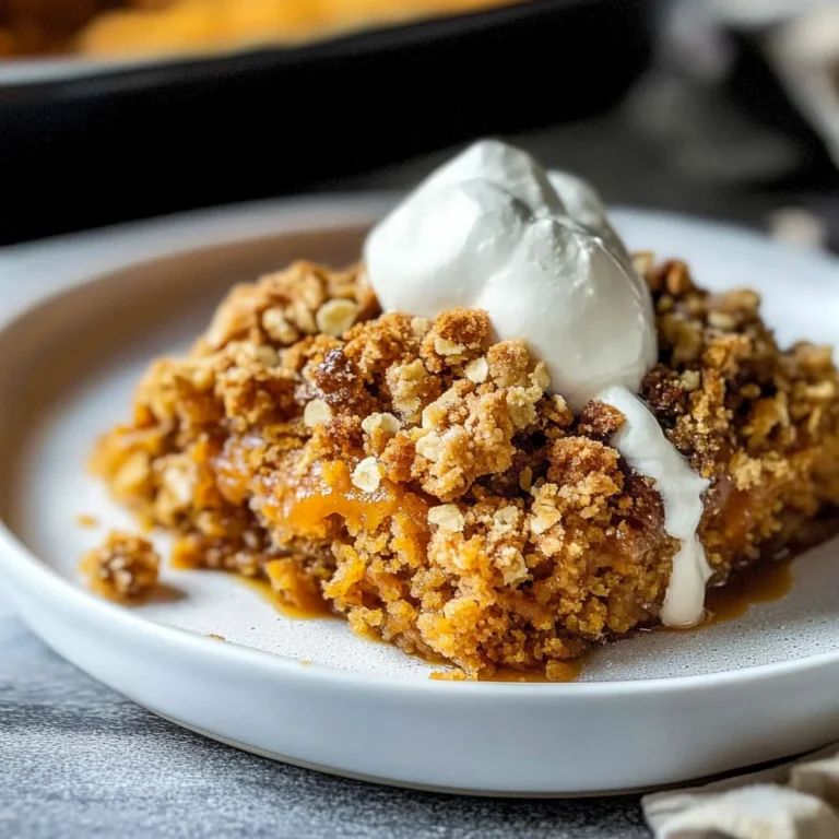Pumpkin Crisp: Cozy Comfort in Every Bite