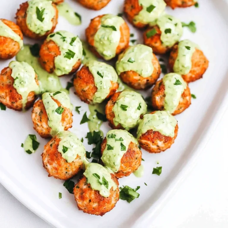 Salmon Balls with Creamy Avocado Sauce: A Flavor Explosion