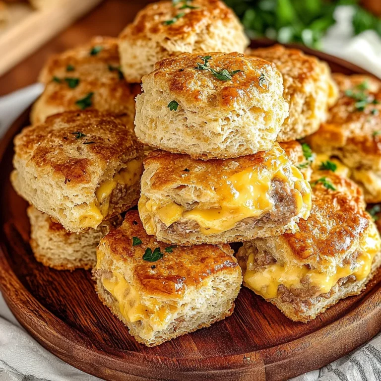 Sausage Cheese Butter Swim Biscuits: Indulgent Brunch Del…