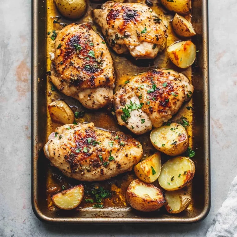 Sheet Pan Chicken and Potatoes: Cozy Bistro Vibes at Home