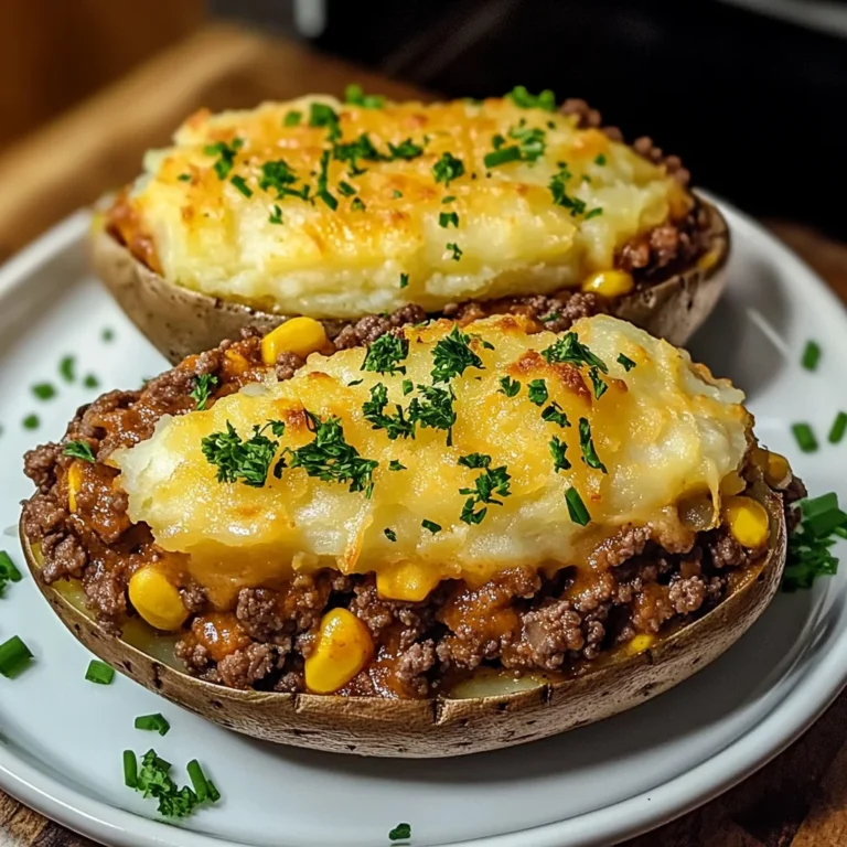 Shepherd’s Pie Baked Potato: Cozy Comfort Food Delight