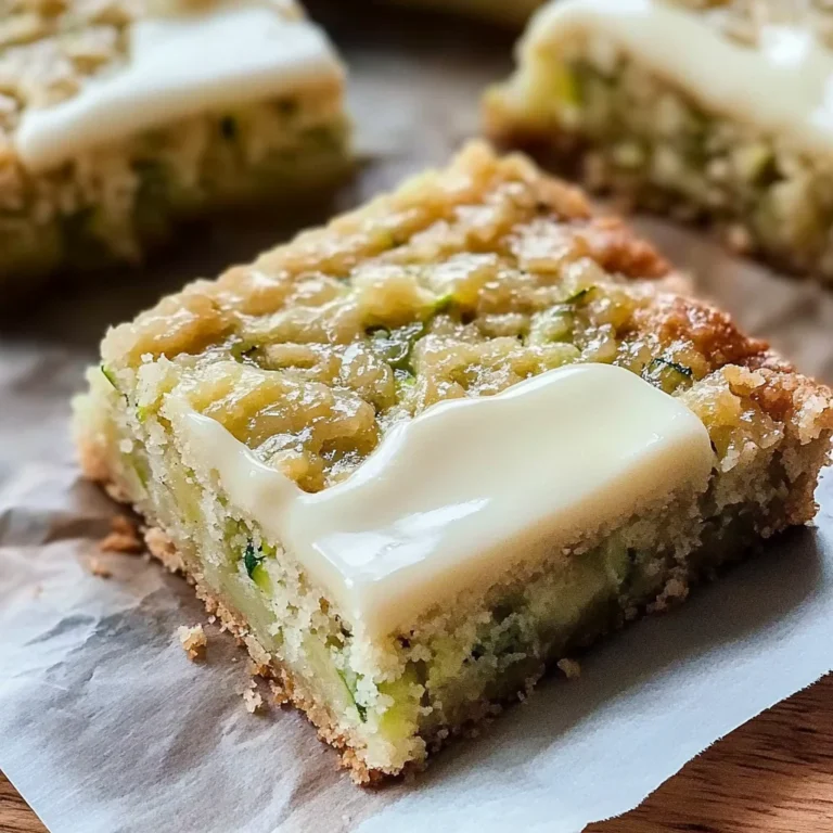 Simple Zucchini Bars: Moist and Irresistibly Sweet Treats
