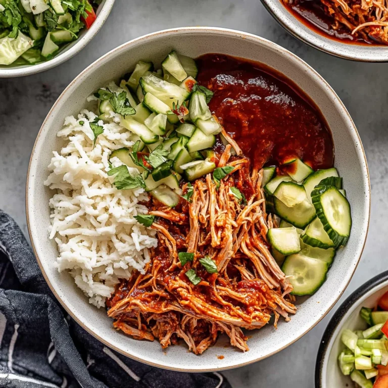 Slow Cooker Pulled Pork Bowls Recipe: Magical and Easy Meal