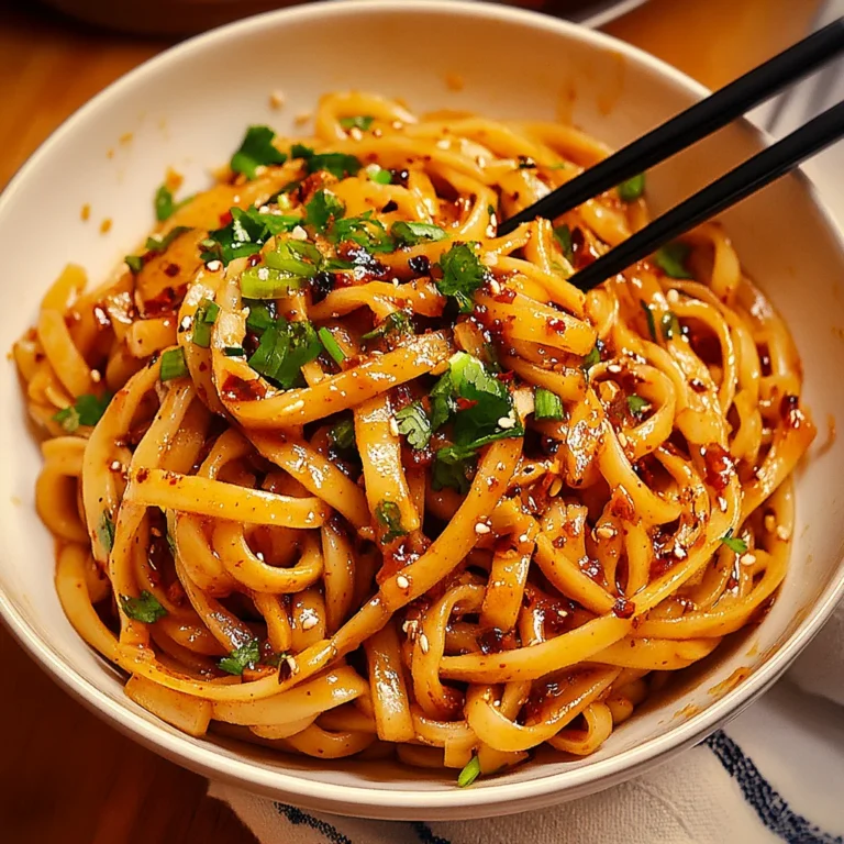 Spicy Szechuan Noodles with Garlic Chili Oil: Irresistibl…