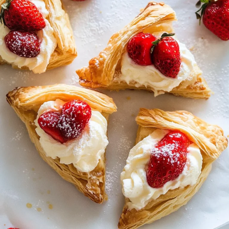 Strawberries and Cream Puff Pastries: A Delightful Treat