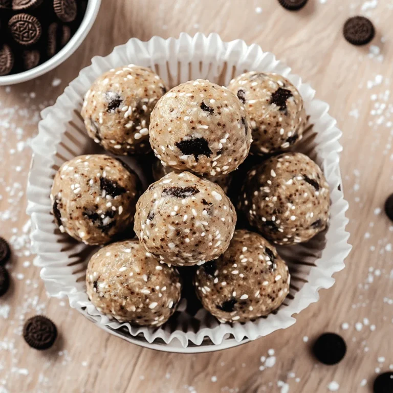Tasty Oreo Protein Balls Recipe: A Guilt-Free Treat!