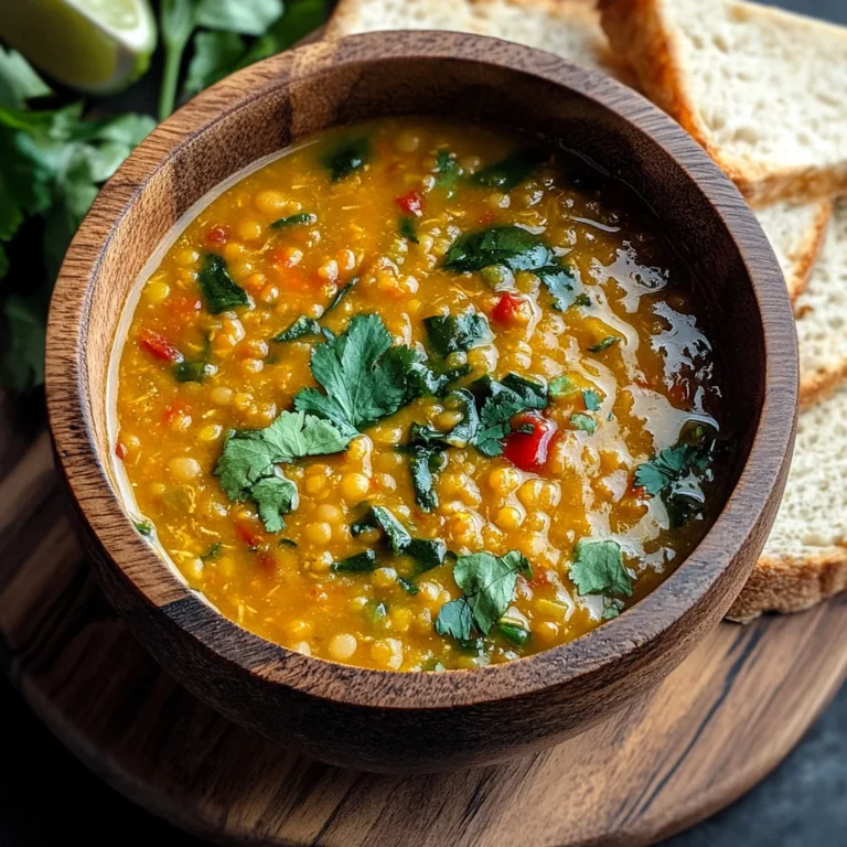Thai Coconut Red Lentil Soup: Creamy and Flavorful Comfort
