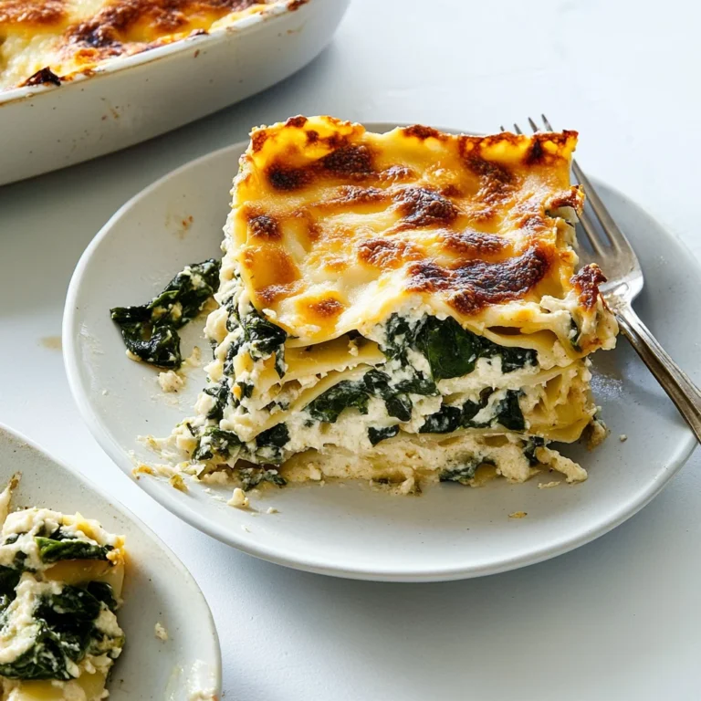 White Lasagna with Spinach: Creamy Comfort at Home