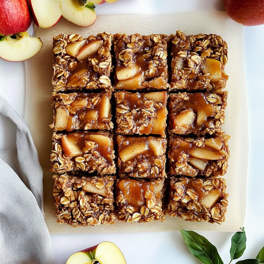 Apple Pie Oatmeal Bars: Gooey and Irresistible Treats