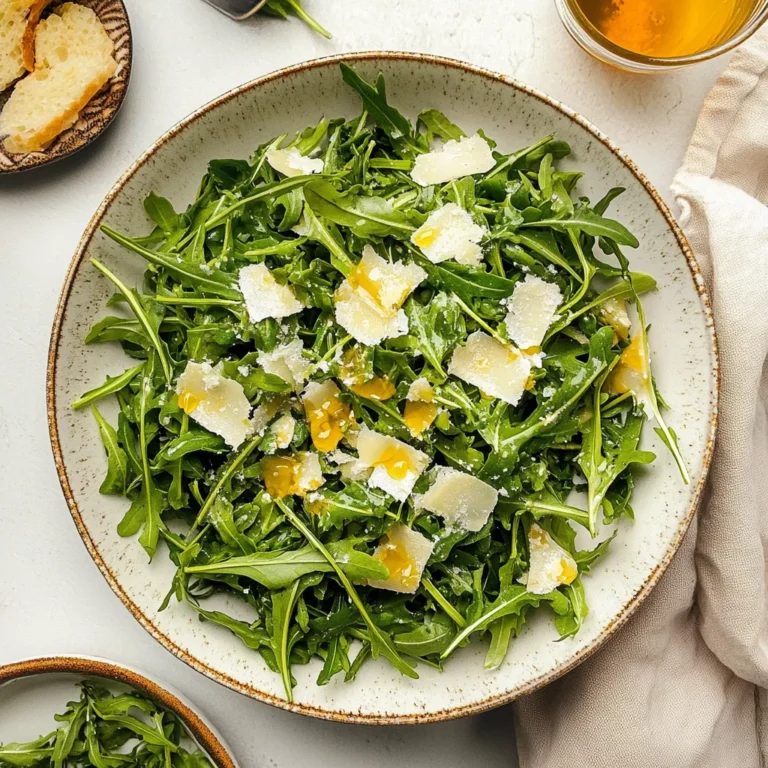 Arugula Salad: A Fresh and Flavorful Delight at Home