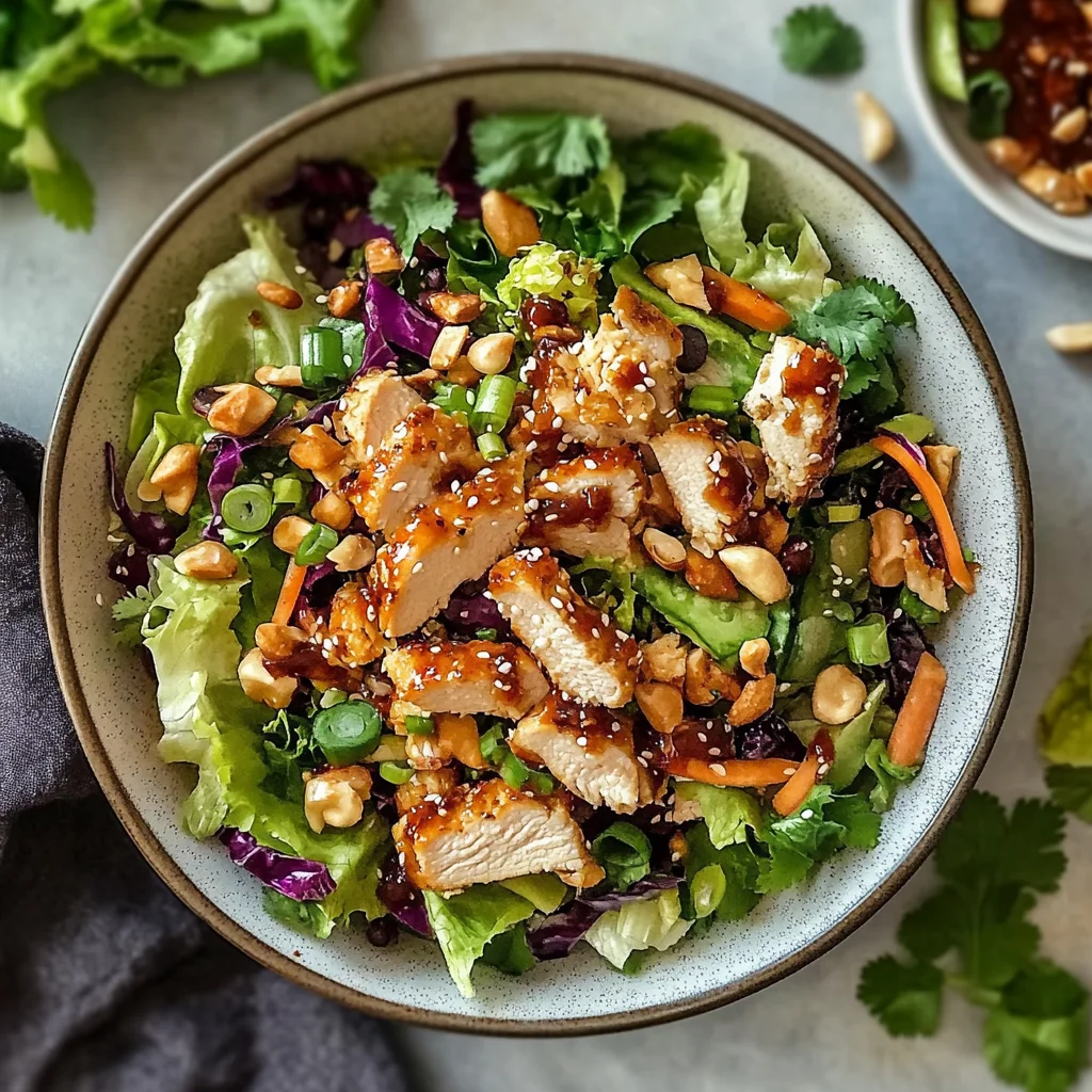 Asian Chicken Crunch Salad: A Delightful Culinary Experience