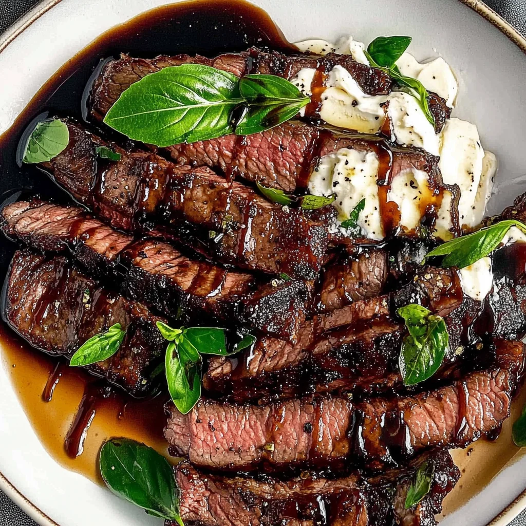 Balsamic Flank Steak: Juicy and Flavor-Packed Delight