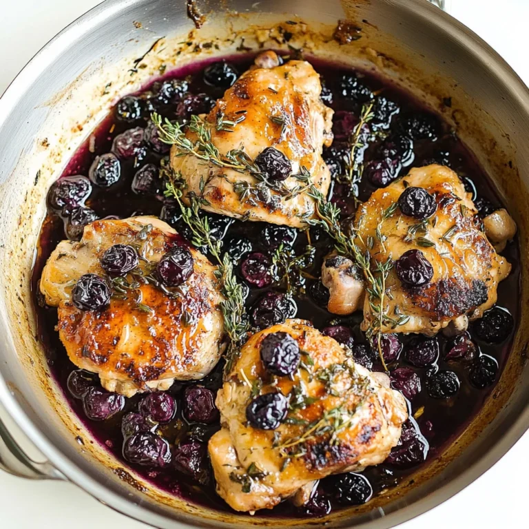 Blueberry Thyme Chicken: A Sweet Savory Delight to Try