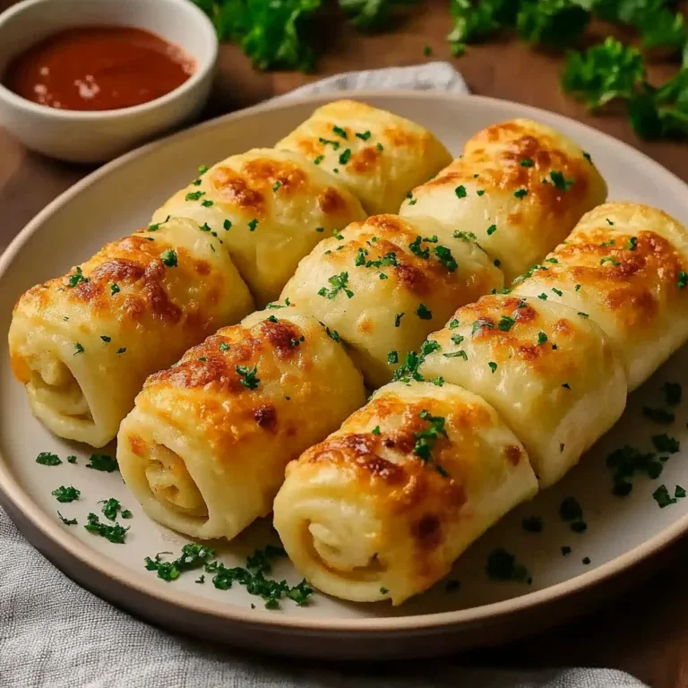 Cheesy Garlic Butter Rollups: Irresistibly Gooey Delight
