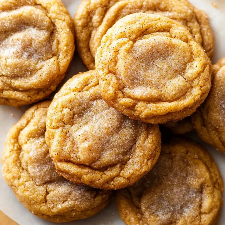 Chewy Pumpkin Snickerdoodle Cookies: Fall’s Sweetest Treat