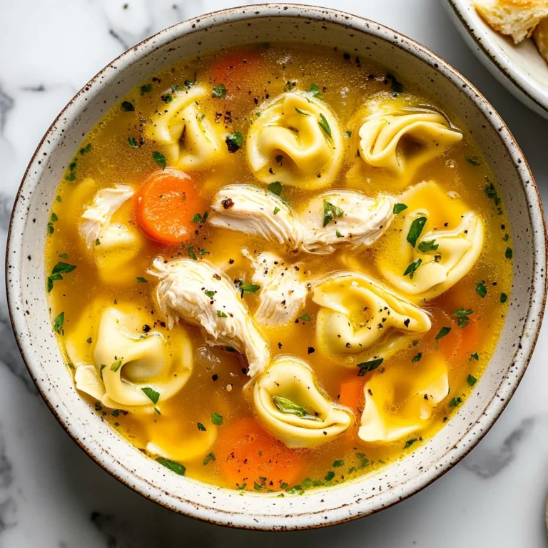 Chicken Tortellini Soup: Cozy Comfort in Every Bite